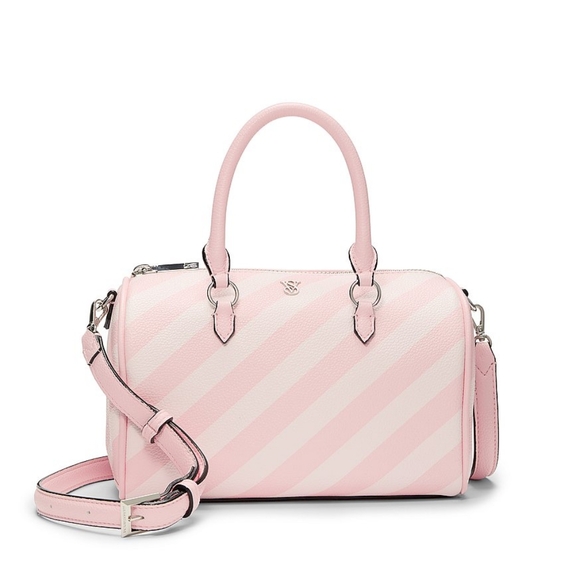 HOT Victoria's Secret Mini Duffle Crossbody Bag (Heritage Stripe)